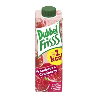 Dubbelfrisss | Framboos Cranberry Pak | 8 x 350 ml