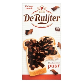 De Ruijter | Ruiter Choco Vlokken Puur | 16 x 200 gram