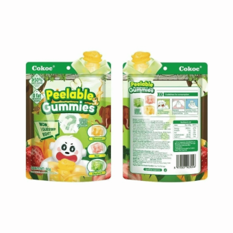 Cokoc | Peelable Gummies Mixed Fruit | 50 x 60 gram