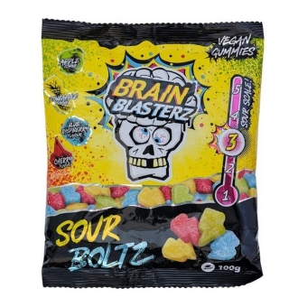 Brain Blasterz | Sour Boltz | 16 x 100 gram