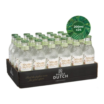 Double Dutch | Elderflower Tonic Water | 24 x 20 cl