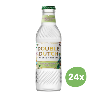 Double Dutch | Elderflower Tonic Water | 24 x 20 cl