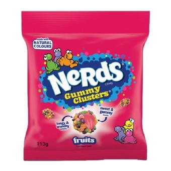 Nerds | Gummy Clusters Fruits | 10 x 113 gram