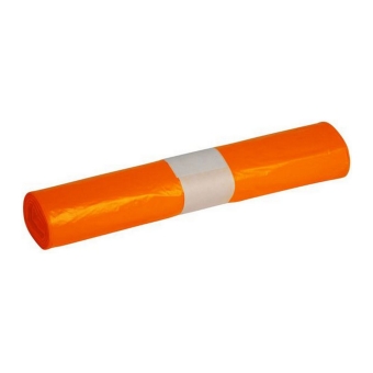 Afvalzak | Oranje 58x100cm T23 | 25 x 20 stuks