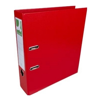 Q-Connect | Ordner A4 Rood Rug 8cm | Per stuk