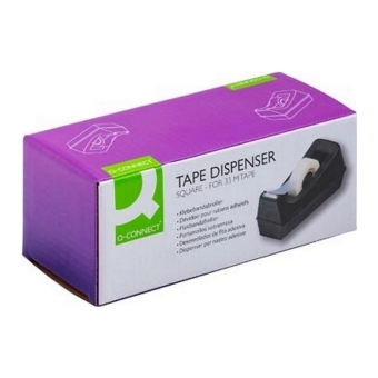 Q-Connect | Plakbandafroller Voor Rollen 19mm x 33m | Per stuk