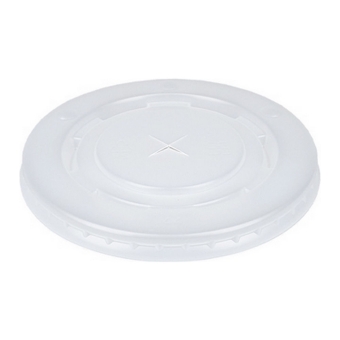 Deksel | Milkshakebeker Plat 90mm Plastic | 50 stuks