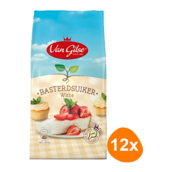 Van Gilse | Basterdsuiker Wit | 12 x 600 gram