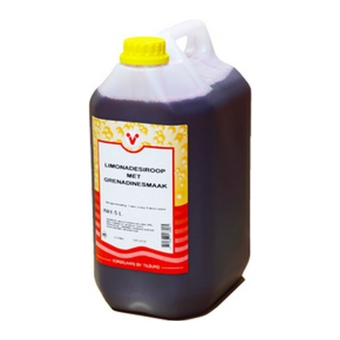 Gruno | Limonadesiroop Grenadine | 5 liter