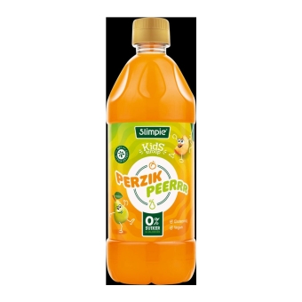 Slimpie | Kids Perzik Peer Siroop | 580 ml