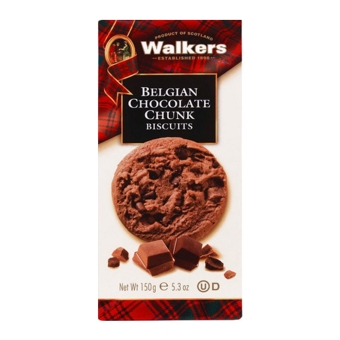 Walkers | Belgian Chocolate Chunk Biscuits | 150 gram