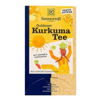 Sonnentor | Gouden Kurkuma Thee Bio | 18 stuks