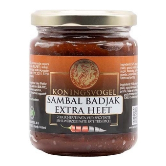 Koningsvogel | Sambal Badjak Heet | 280 gram