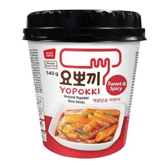 Yopokki | Instant Topokki Sweet&Spicy | 12 x 140 gram