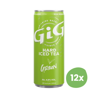 Gig | Hard Iced Tea Green Blik | 12 x 25 cl