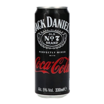Jack Daniel's | Jack Daniel's & Coca Cola Sleek Blik | 12 x 33 cl