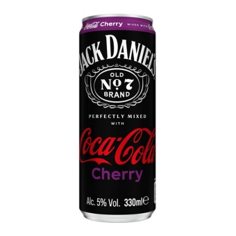 Jack Daniel's | Jack Daniel's & Coca Cola Cherry Sleek Blik | 12 x 33 cl
