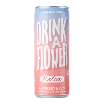 Drink A Flower | Relax Raspberry & Yuzu | 12 x 25 cl