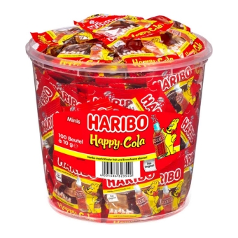 Haribo | Happy Cola 100 Zakjes | Per stuk