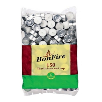 Bonfire | Theelichten 6uur | 150 stuks