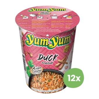 Yum Yum | Eend Noedels Soep Cup | 12 x 70 gram