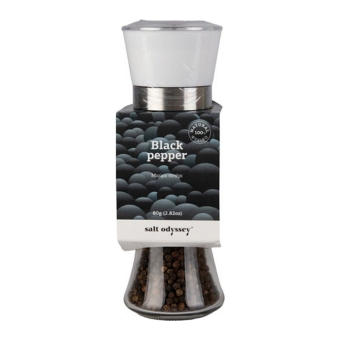 Salt Odyssey | Zwarte Peper (molen) | 80 gram