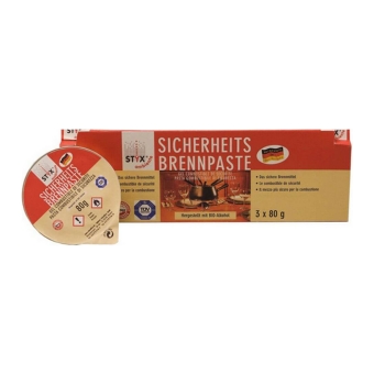Styx | Veiligheidsbrander Pasta | 3 x 80 gram