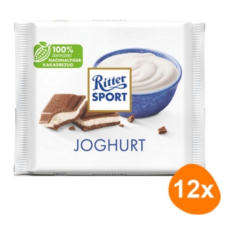 Ritter Sport | Yoghurt | 12 x 100 gram