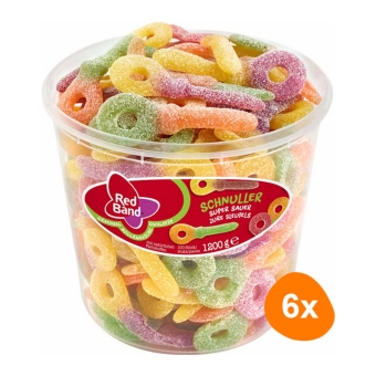 Red Band | Redband Schnuller Super Saur (D) | 6 x 100 stuks