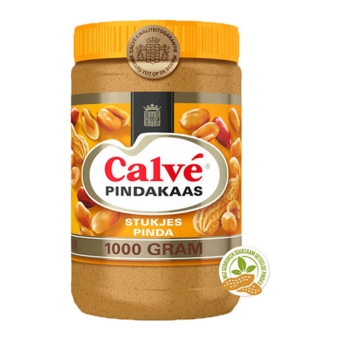 Calve | Pindakaas Met Nootjes | 1000 gram