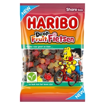 Haribo | Dropfruit Fietsen | 12 x 250 gram