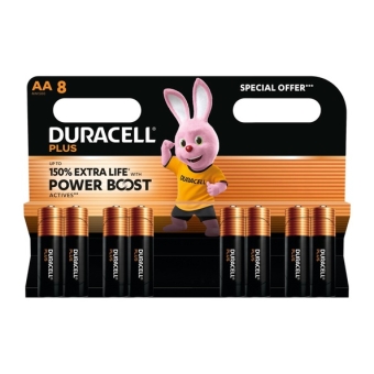 Duracell | Plus 100% AA 8-pack | 24 stuks