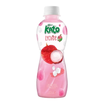 Kato | Lychee Juice With Nata De Coco | 24 x 320 ml
