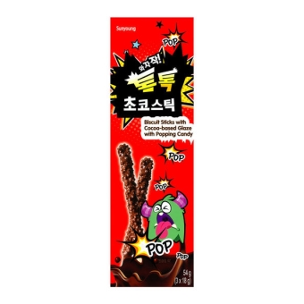 Sunyoung | Choco Sticks Popping Candy | 32 x 54 gram