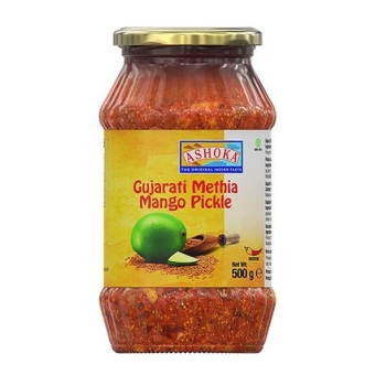 Ashoka | Mango Pickle Gujarati Methia | 6 x 500 gram
