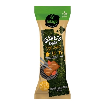 Bibigo | Seaweed Snack BBQ | 1 x 6 x 4 gram