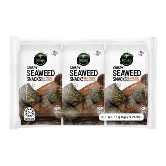 Bibigo | Seaweed Snack Crispy BBQ | 1 x 3 x 5 gram