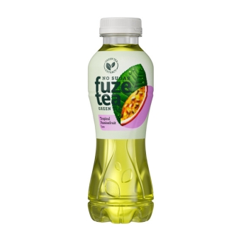 Fuze Tea | Green Trop. Pass. No Sugar PET | 6 x 0,4 liter