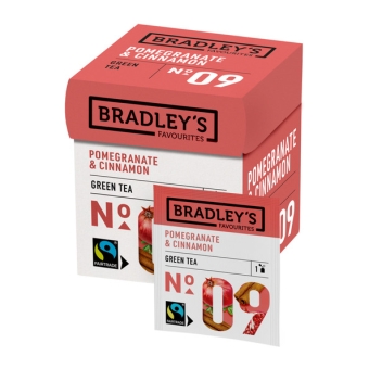 Bradley's | Favourites Green Tea Pomegranate Cinnamon | 6 x 12 x 1,75 gram