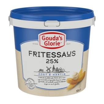 Gouda's Glorie | Fritessaus Blauw 25% | 10 liter