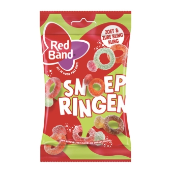 Red Band | Snoepringen Zuur | 12 x 102 gram