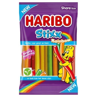 Haribo | Stixx Rainbow | 18 x 160 gram