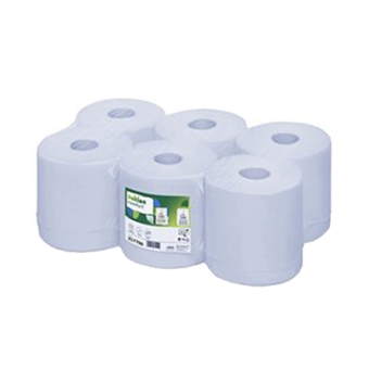 Satino | CF1 Midi Poetsrol Blauw 2lgs 150mtr | 6 stuks