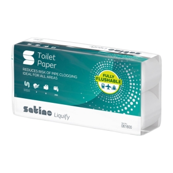 Satino | Liquify Toiletpapier 2-laags 250 vel | 8 x 8 rollen