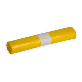 Afvalzak | Geel 58x100cm T23 | 25 x 20 stuks