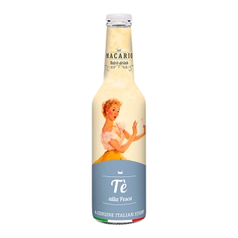 Macario Retro Drink | Tè Alla Pesca Fles | 12 x 275 ml