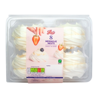 Lees Of Scotland | Meringue Nests Blister | 8 x 100 gram