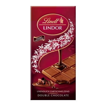 Lindt | Lindor Tafel Double Choc | 12 x 100 gram