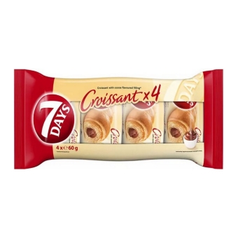 7 Days | 7days Croissant Mit Kakaocremefüllung | 4 x 60 gram