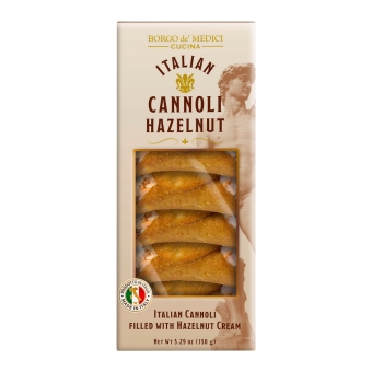 Borgo de' Medici | Cannoli Hazelnut Cream | 8 x 150 gram